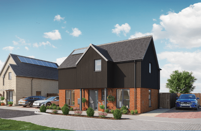 Artist impression of 2 bedroom home at Laurel Close